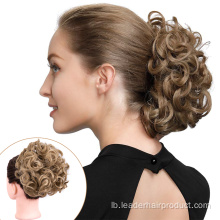 Elastesche Chignon Updo Cover Hairpiece Extensioun Hoer Bun